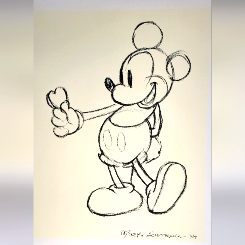 Vintage Mickey Mouse Poster